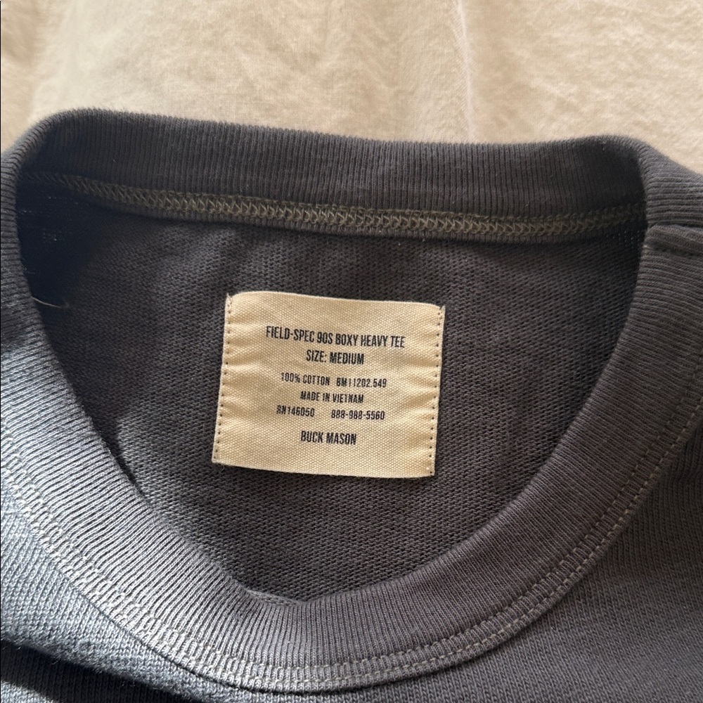 Buck Mason Field Spec 90s Boxy Heavy Tee